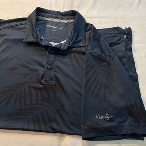 Walter Hagen Blue Polo Shirt Performance Fabric